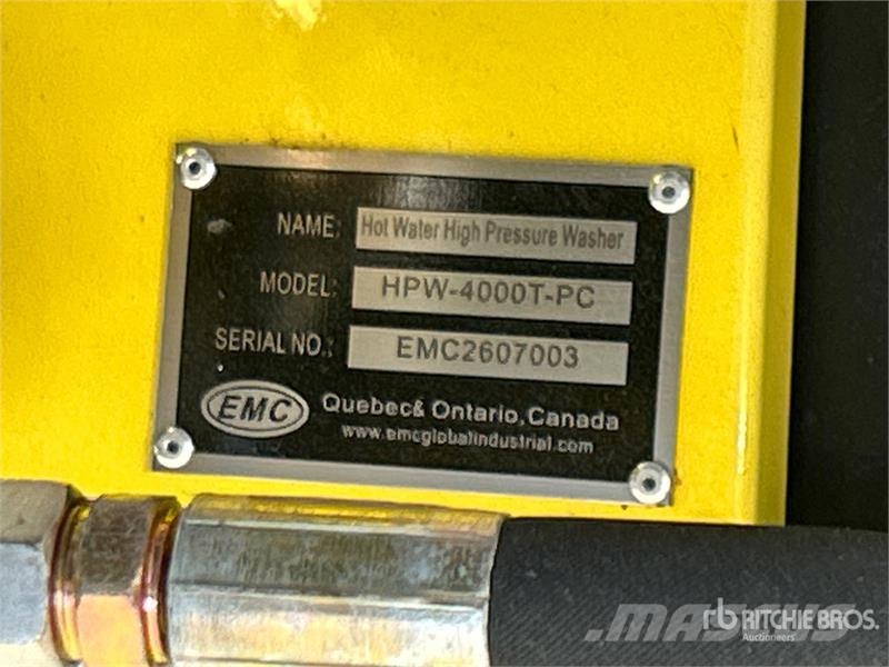 EMC HPW-4000T-PC Hot Water Pressure Washer (Unused) Korkeapainepesurit