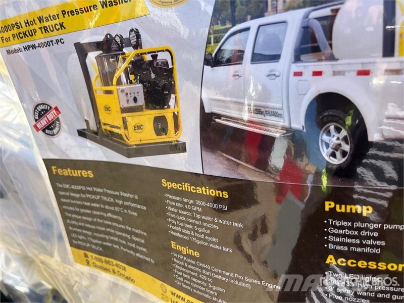 EMC HPW-4000T-PC Hot Water Pressure Washer (Unused) Korkeapainepesurit