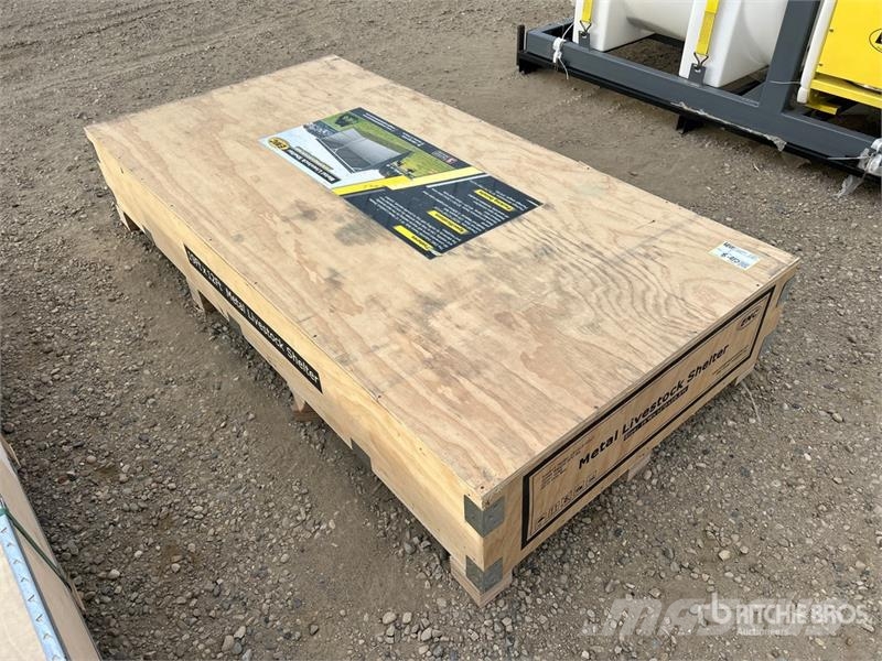 EMC LS1912-H317 19 ft x 12 ft Metal Shed Livestock She Оборудование для животноводческих ферм