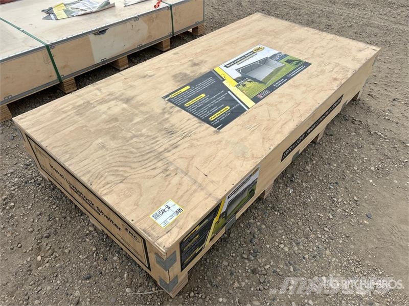 EMC LS1912-H317 19 ft x 12 ft Metal Shed Livestock She Оборудование для животноводческих ферм