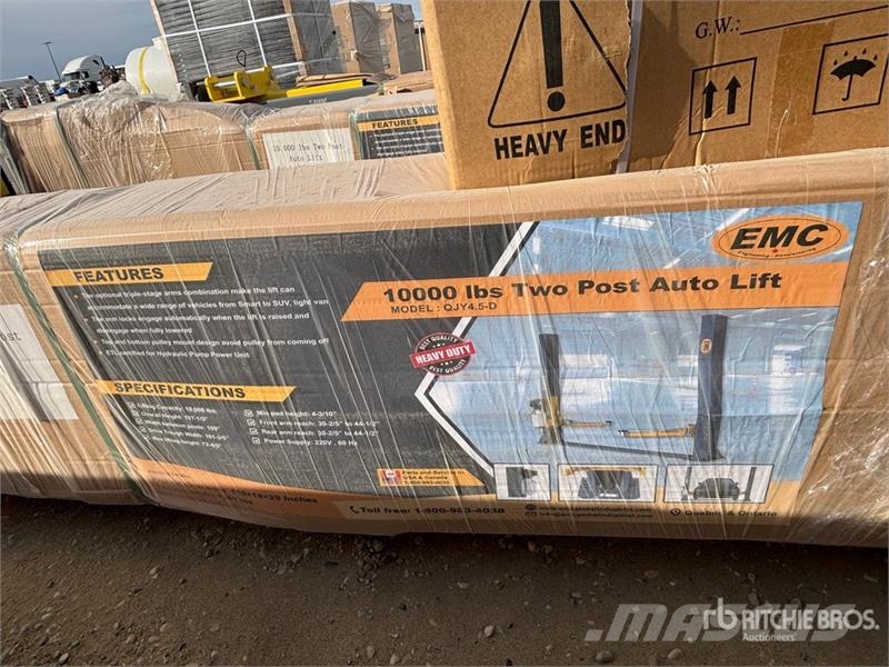 EMC QJY4.5D 10000 lb Two Post Car Auto Lift (Unused) Andere Zubehörteile
