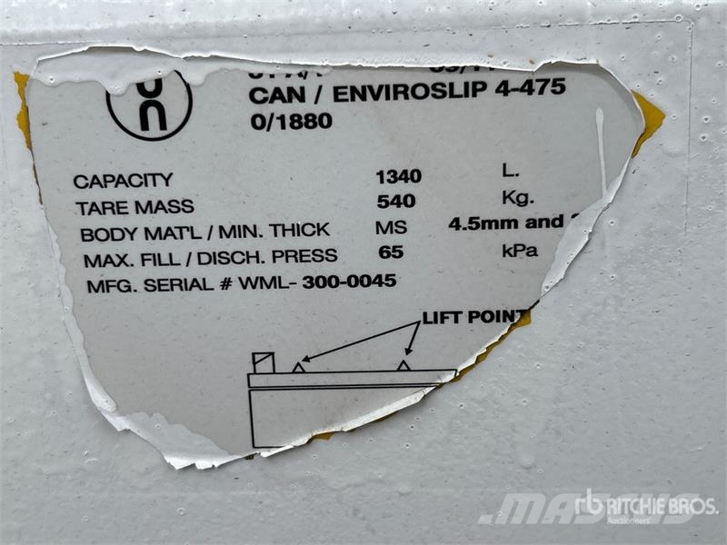 Enviro-Slip 1340 L Steel Fuel Tank Kraftstoff- und Zusatzstoffbehälter