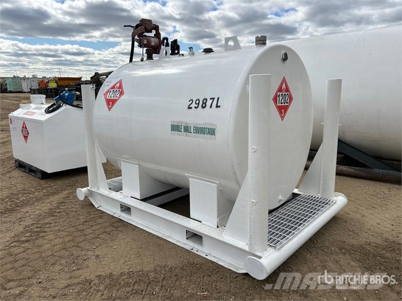 Envirotank 2987 L Skid Mounted Steel Fuel Tank Kraftstoff- und Zusatzstoffbehälter