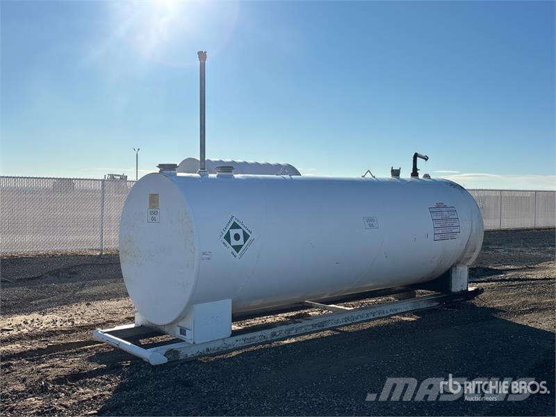  Envirotank 9100 L Skid Mounted Steel Used Oil Tank Degalų ir priedų talpyklos