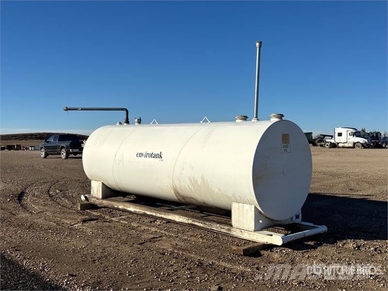  Envirotank 9100 L Skid Mounted Steel Used Oil Tank Degalų ir priedų talpyklos