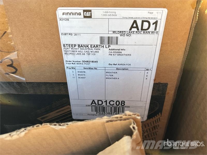  Equipment Parts Andre komponenter