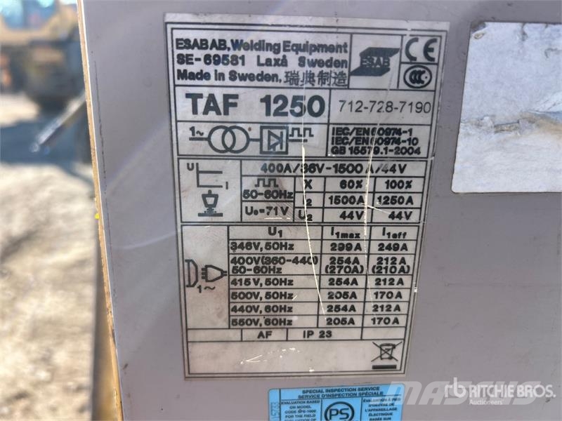 Esab of (2) ESAB 7AF 1250 AC Kmetijstvo - drugo