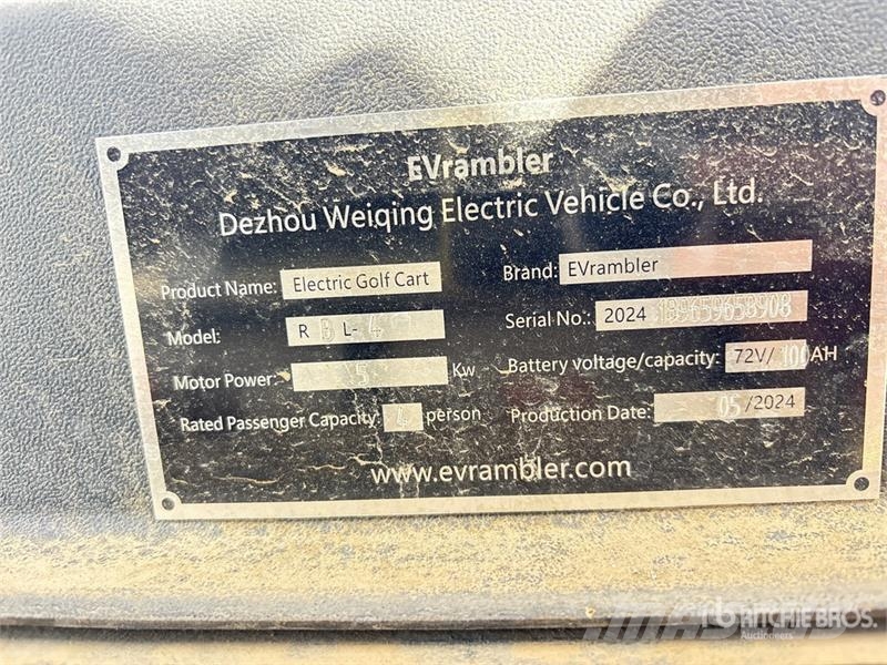 EV Rambler RBL-4 Electric Golf Cart Vozila za golf