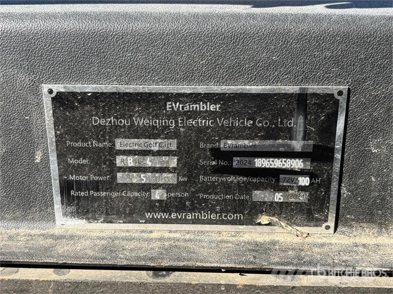 EV Rambler RBL Electric Golf Cart عربات الجولف