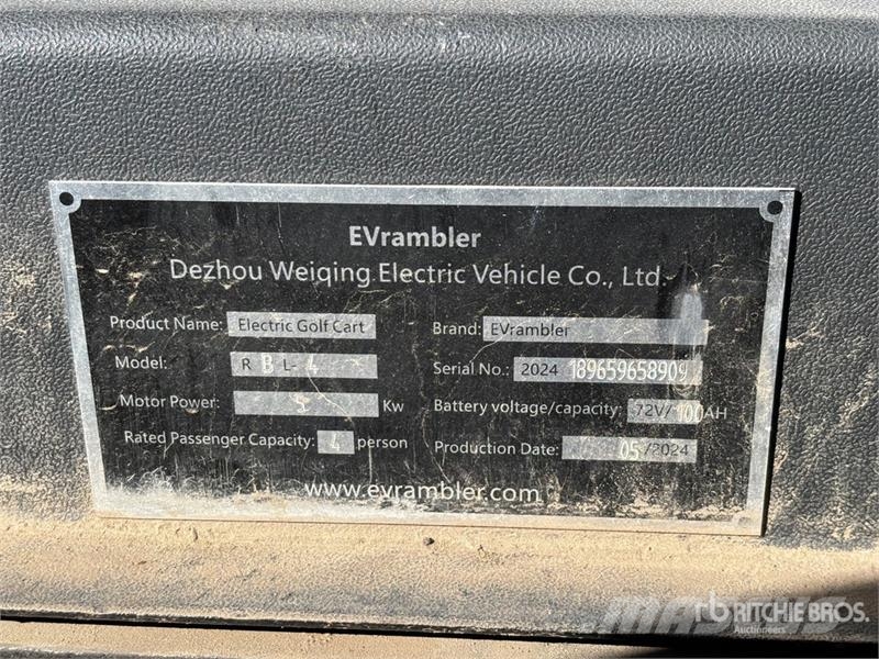 EV Rambler RBL Electric Golf Cart Golf arabalari