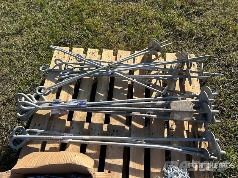  Ever-Tight Screw-In Earth Anchors, Turnbuckles & C Drugi deli
