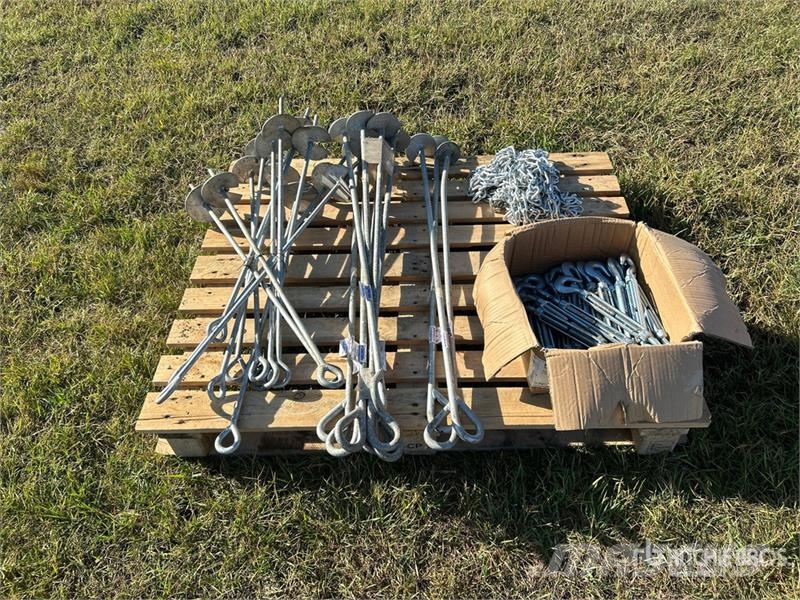  Ever-Tight Screw-In Earth Anchors, Turnbuckles & C Drugi deli