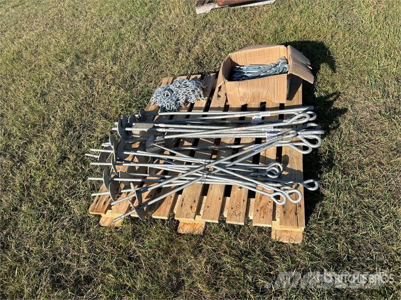  Ever-Tight Screw-In Earth Anchors, Turnbuckles & C Drugi deli