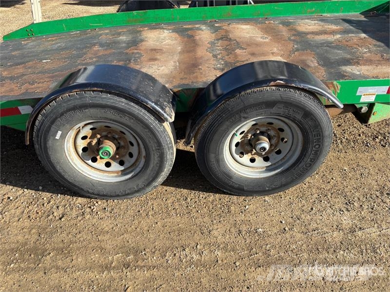 EZ RAMP 1480E 14 ft T/A Ground Load Trailer Mélybölcsős
