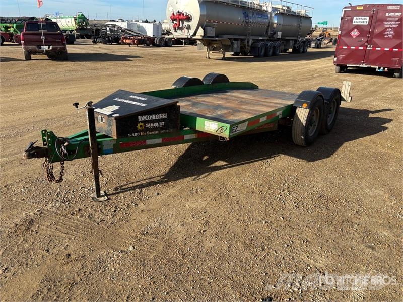 EZ RAMP 1480E 14 ft T/A Ground Load Trailer Mélybölcsős