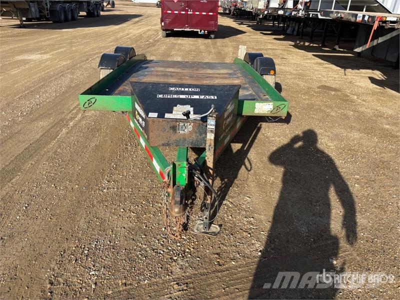 EZ RAMP 1480E 14 ft T/A Ground Load Trailer Mélybölcsős