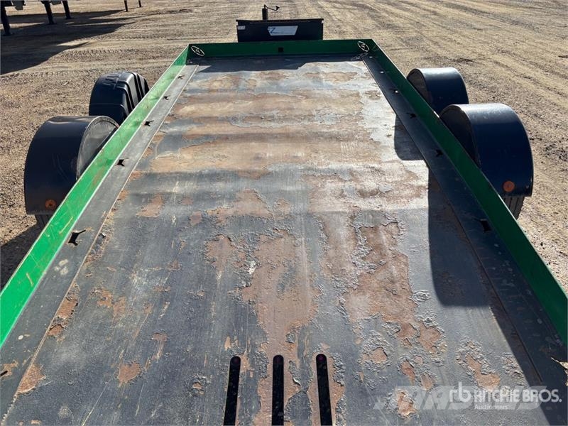 EZ RAMP 1480E 14 ft T/A Ground Load Trailer Mélybölcsős