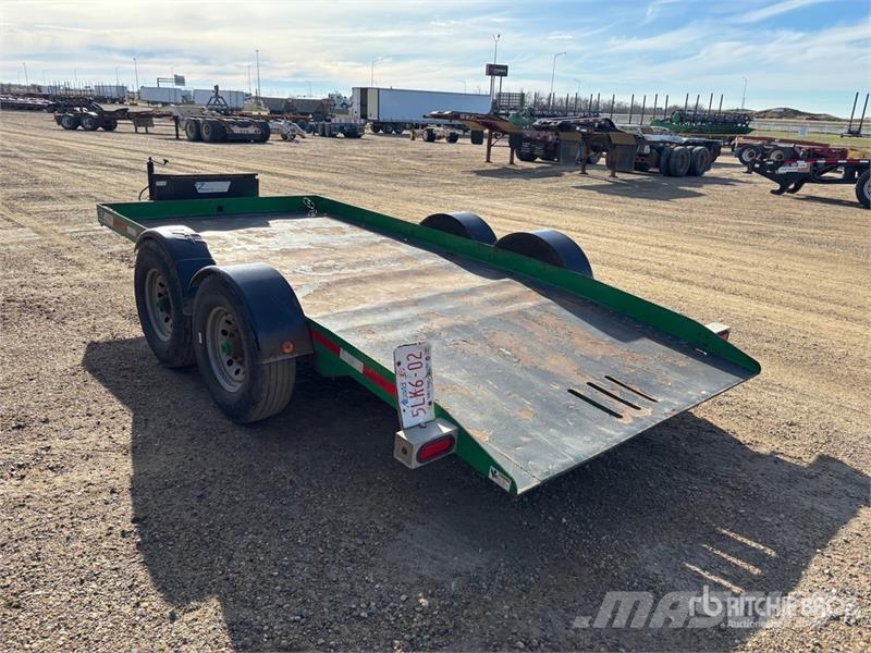 EZ RAMP 1480E 14 ft T/A Ground Load Trailer Mélybölcsős