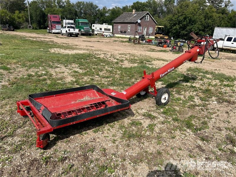 Farm King 8 in x 10 ft Transfer Grain Auger معدات نقل