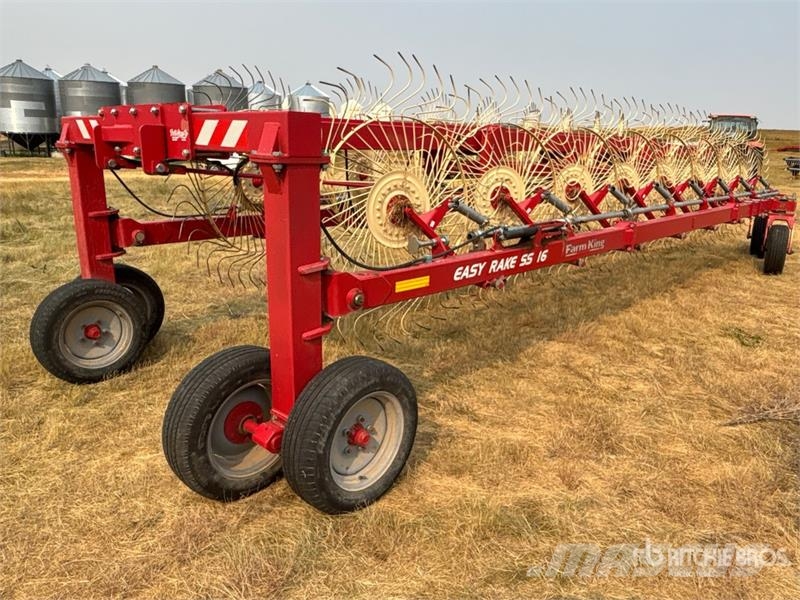 Farm King Easy Rake SS 16 16 Wheel Hay Rake Okretači i sakupljači sena