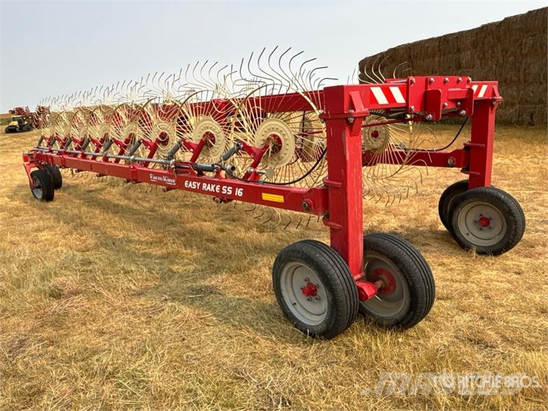 Farm King Easy Rake SS 16 16 Wheel Hay Rake Okretači i sakupljači sena