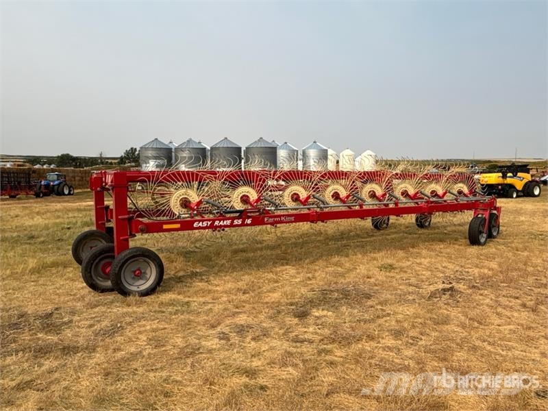 Farm King Easy Rake SS 16 16 Wheel Hay Rake Okretači i sakupljači sena
