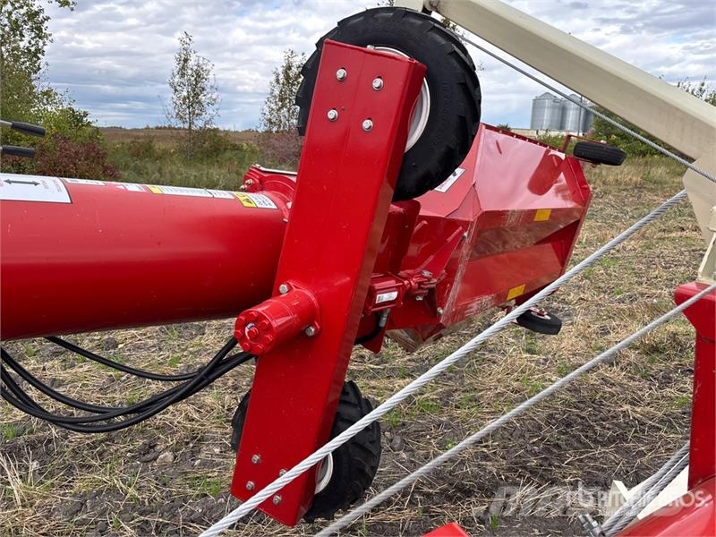 Farm King Y1385TMR 13 in x 85 ft Telescopic Swing Grain Auge Transportbanden en Rollenbanen