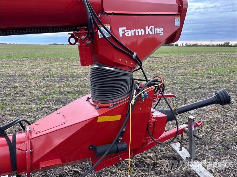 Farm King Y1385TMR 13 in x 85 ft Telescopic Swing Grain Auge Transportbanden en Rollenbanen