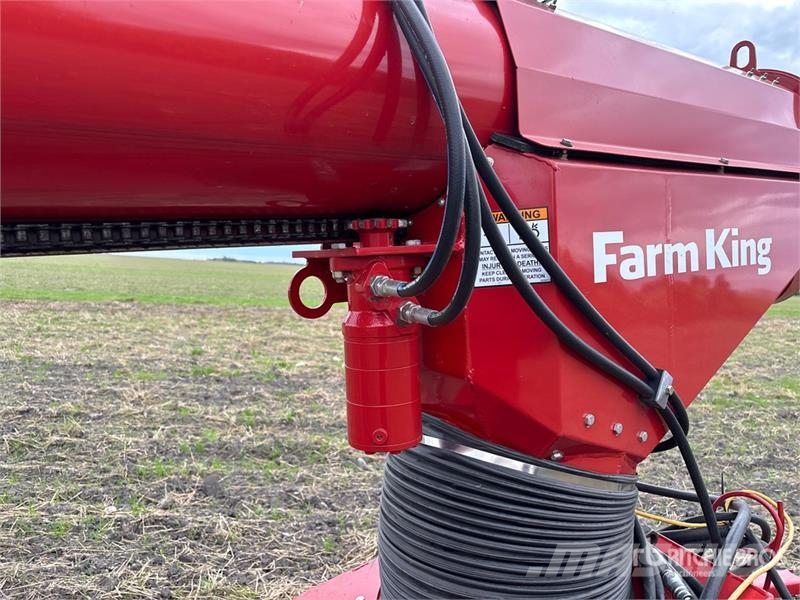 Farm King Y1385TMR 13 in x 85 ft Telescopic Swing Grain Auge Transportbanden en Rollenbanen