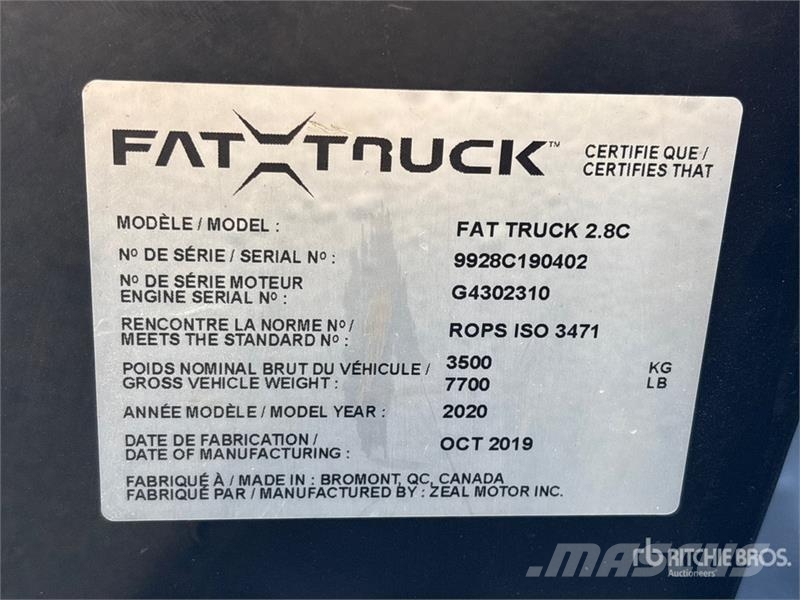  FAT TRUCK 2.8C 4x4 Amphibious Extreme Terrain Vehi Geländewagen