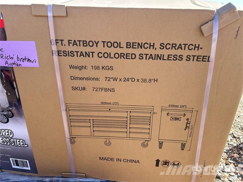 Fatboy 727FBNS 6 ft 17-Drawer Workbench (Unused) Drugi deli