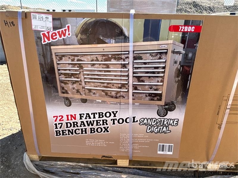  Fatboy 72DDC 6 ft 17-Drawer Workbench (Unused) Drugi deli