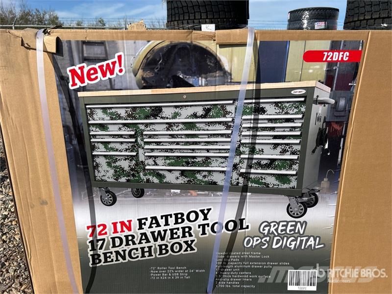  Fatboy 72DFC 6 ft 17-Drawer Workbench (Unused) Drugi deli