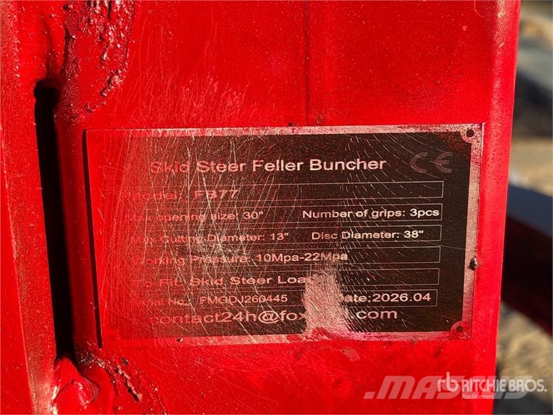  FB 77 Feller Buncher Skid Steer Attachment مكونات أخرى
