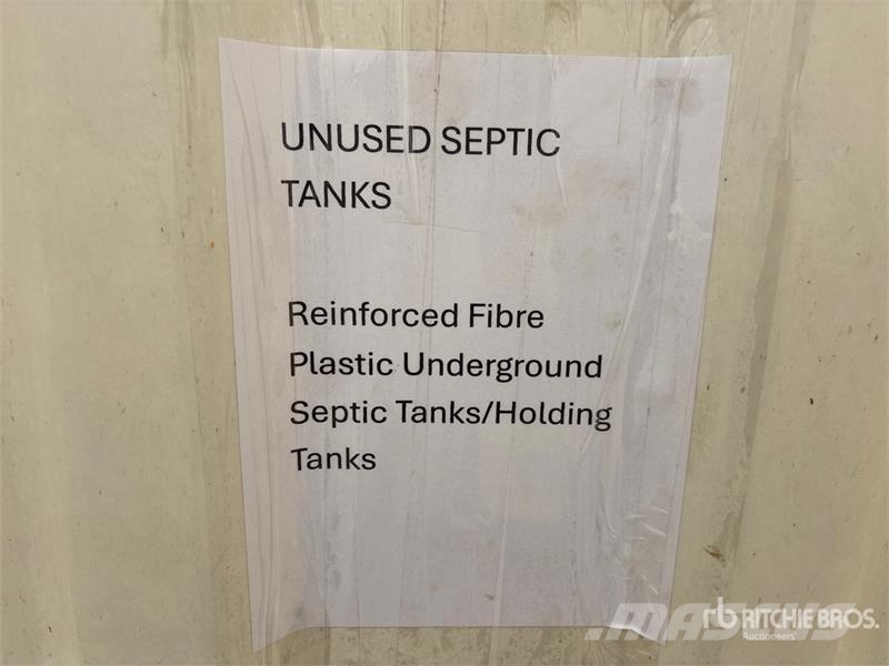 Fibre-Reinforced Plastic Septic Tank (Unused) 연료 및 첨가제 탱크