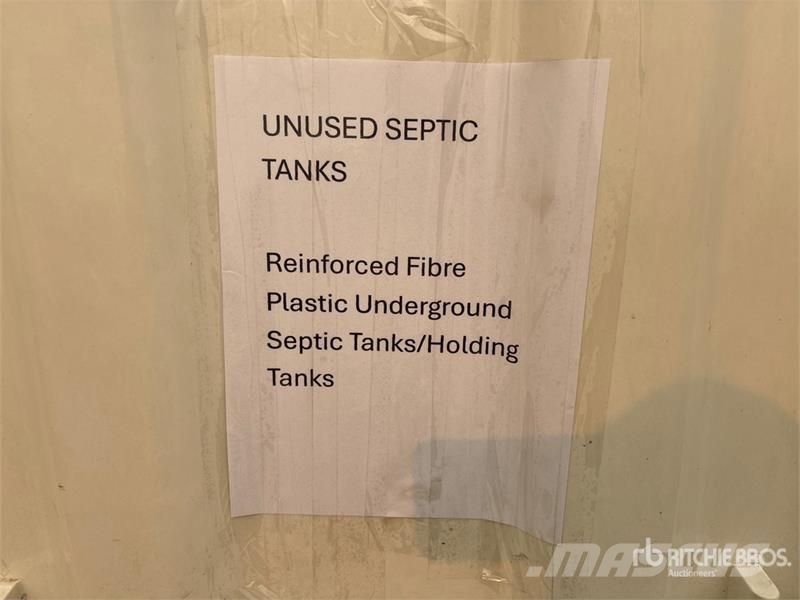 Fibre-Reinforced Plastic Septic Tank (Unused) 연료 및 첨가제 탱크
