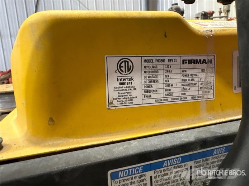 Firman 3550 3.5 kW Generator Set مولدات ديزل