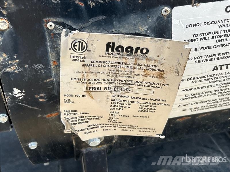 Flagro FVO-400 Equipo para calentado y descongelación