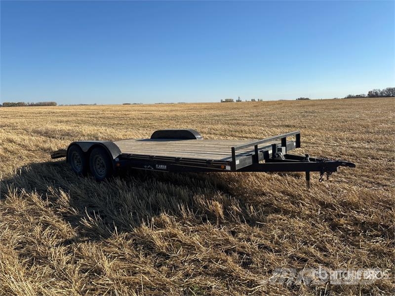 Flaman 18 ft T/A Equipment Trailer Трейлери колесного транспортного засобу