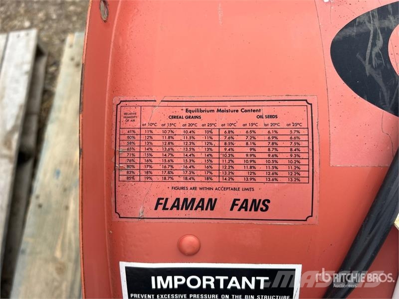 Flaman Fans FCJ1831 3 hp Aeration Fan 穀物乾燥機
