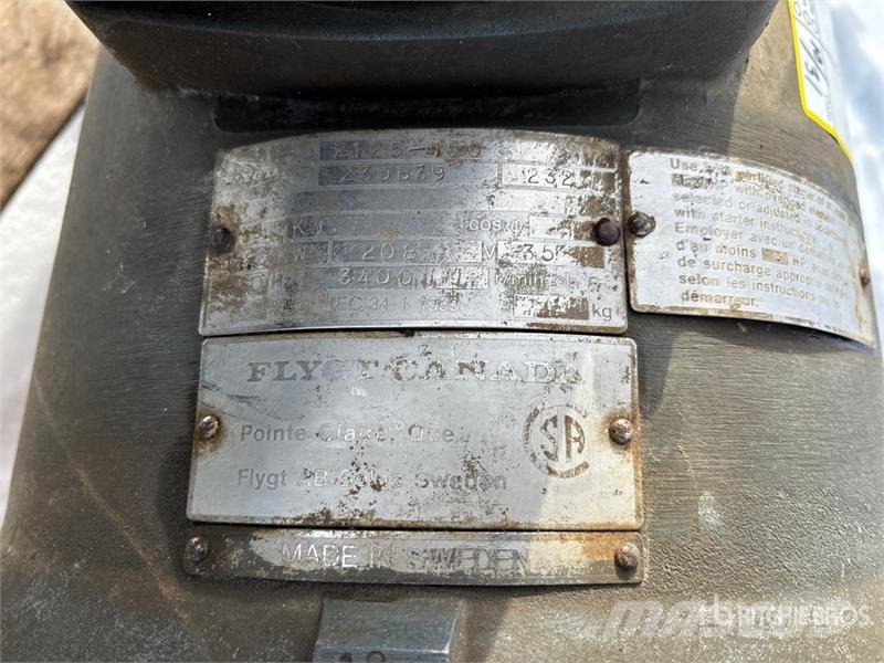 Flygt Submersible Water Pump Andre komponenter