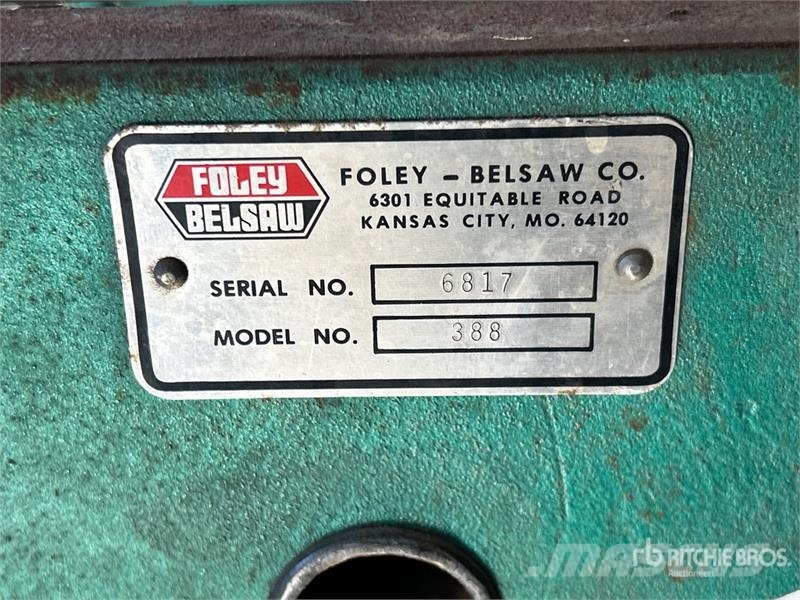  Foley 388 Reel Grinder Muut maatalouskoneet