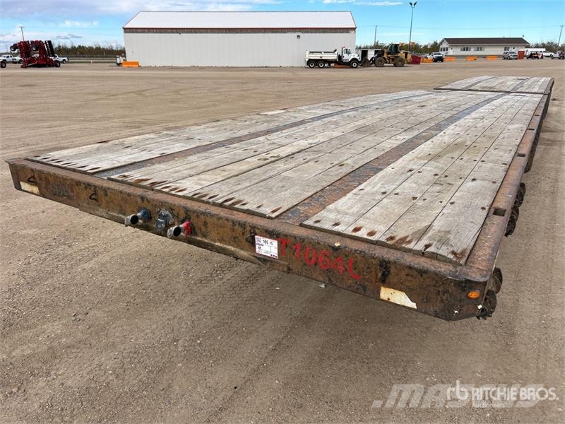 Fontaine 32 ft Super B-Train Flatbed Trailer Remorque ridelle