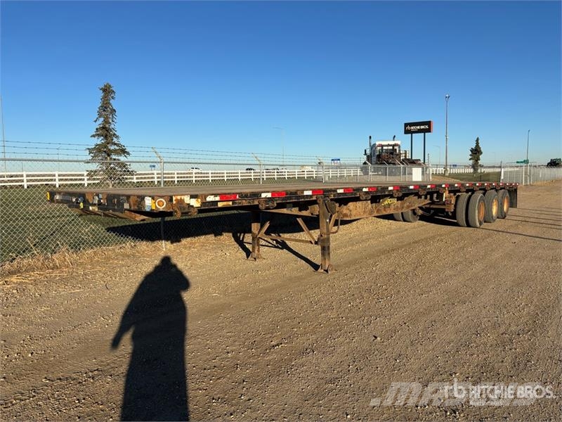 Fontaine 53 ft T/A Flatbed Trailer Vlakke laadvloer