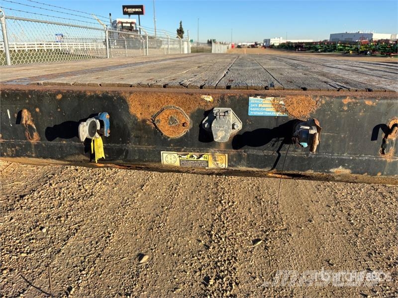 Fontaine 53 ft T/A Flatbed Trailer Vlakke laadvloer
