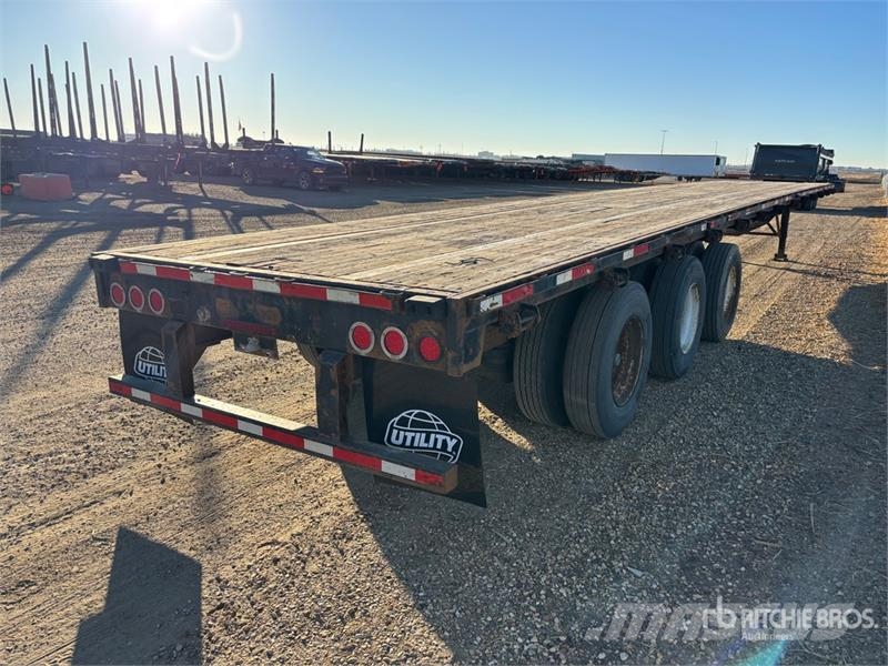 Fontaine 53 ft T/A Flatbed Trailer Vlakke laadvloer