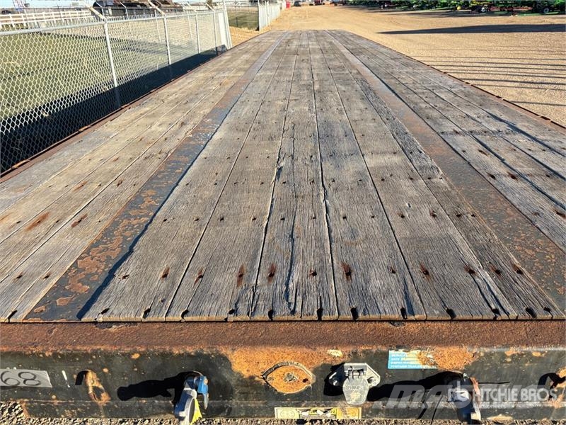 Fontaine 53 ft T/A Flatbed Trailer Vlakke laadvloer