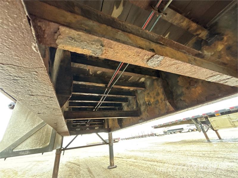 Fontaine 53 ft Tri/A Flatbed Trailer Platformas/izkraušana no sāniem