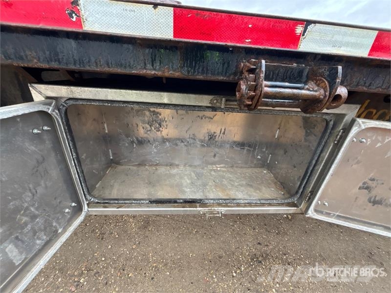Fontaine 53 ft Tri/A Flatbed Trailer Platformas/izkraušana no sāniem