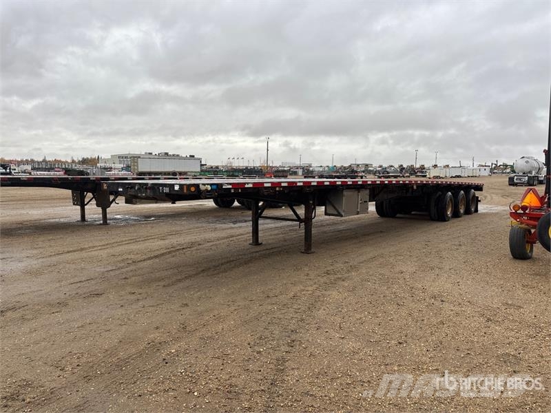 Fontaine 53 ft Tri/A Flatbed Trailer Platformas/izkraušana no sāniem